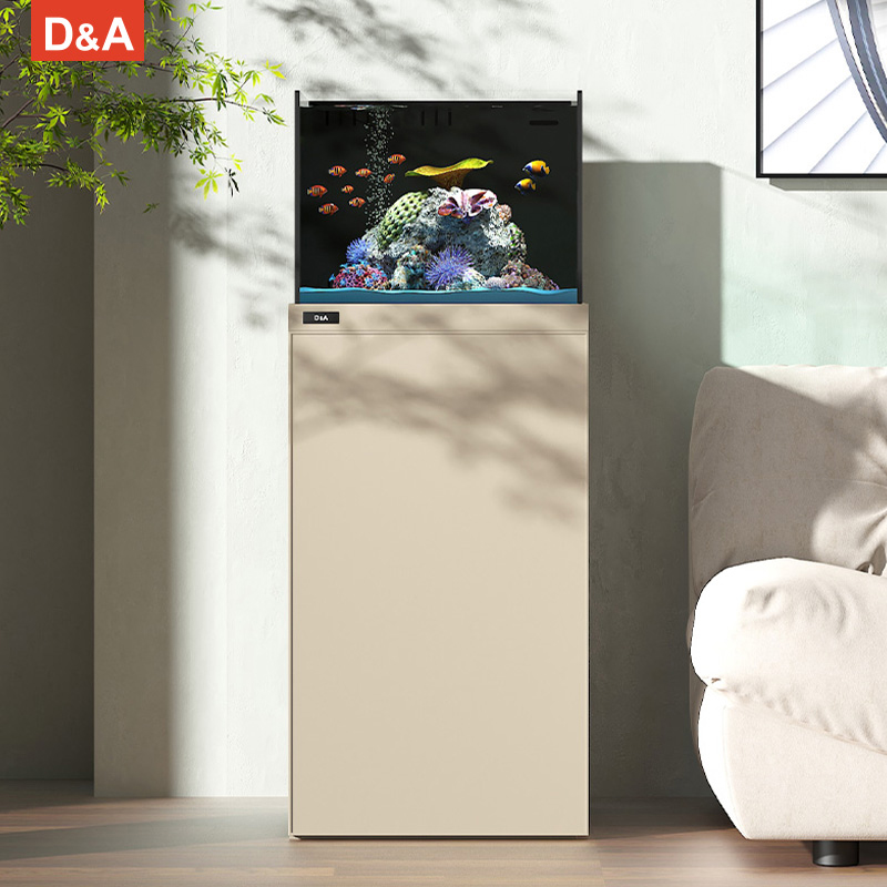 德克窄溢流小型底滤鱼缸