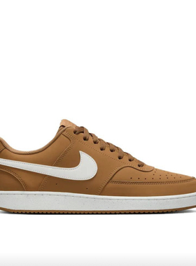 耐克Nike Court Vision复古缓震抓地深棕色/白色HV8139-700