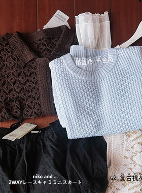 春夏奶蓝色 千金风银丝灯笼袖针织毛衣 小香风细闪针织衫