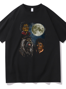 重磅纯棉迈克尔杰克逊Michael Jackson Thriller颤栗狼人短袖T恤