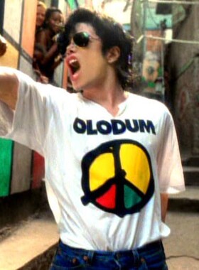 重磅纯棉迈克尔杰克逊同款短袖t恤MichaelJackson 和平与爱反战