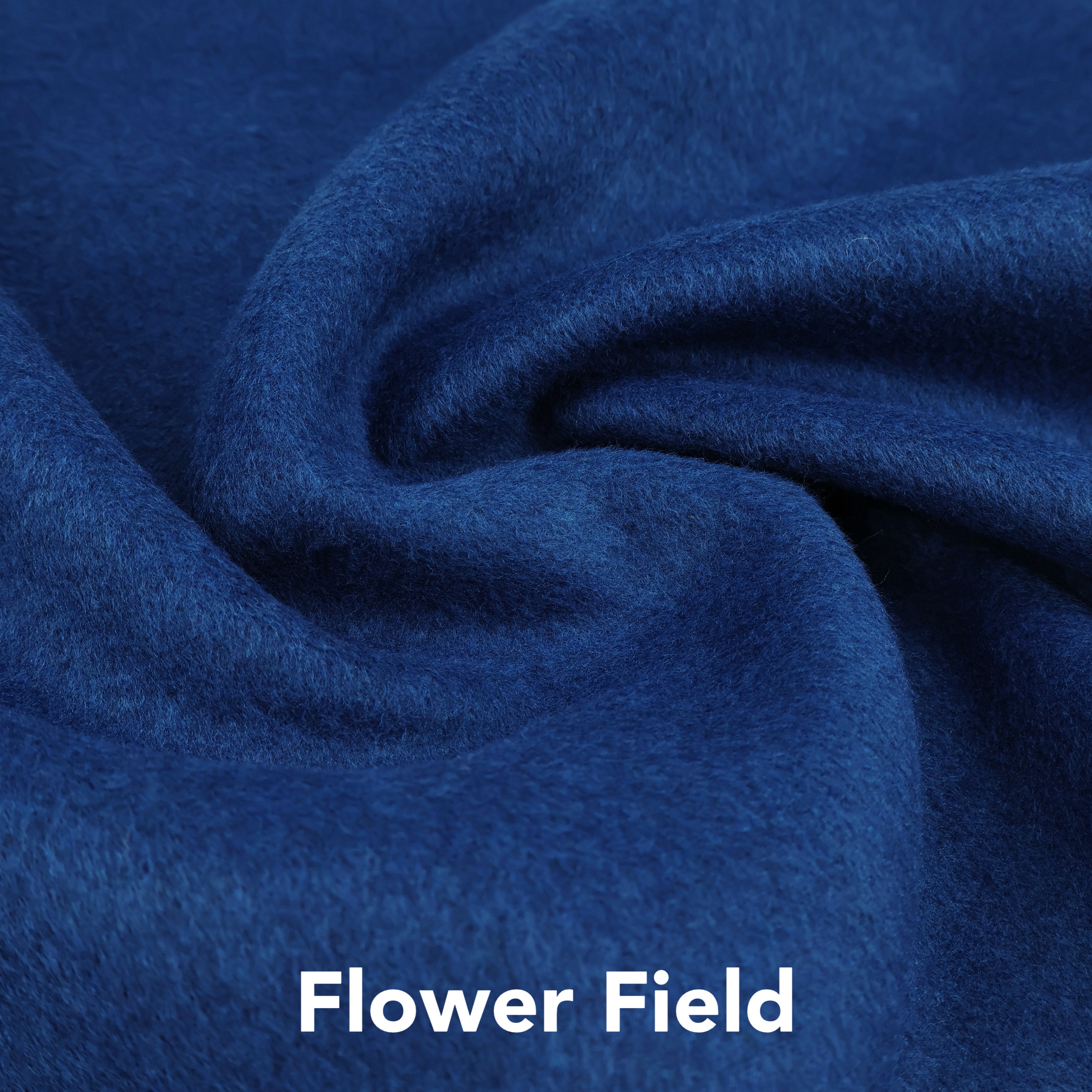 双面双层可剥 深蓝色顺毛羊绒羊毛毛呢毛料布料秋冬外套大衣面料