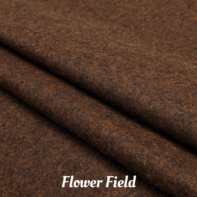 tweed进口 深棕色细腻精纺毛呢毛料羊毛布料西装裤子套装大衣布料