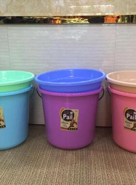 两个包邮彩色塑料脸盆家用手提红色蓝色紫色水桶18升19L20L储水桶