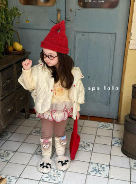 Opolala 童装女童棉服25秋冬新超好看洋气小女孩保暖连帽棉袄外套