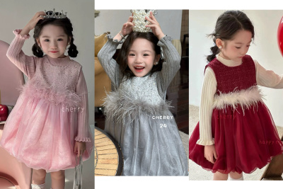 女童连衣裙加绒秋冬新洋气高定