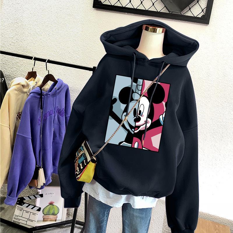 New Mickey Plush extra fire CEC sweater women's autumn and winter new loose Korean jacket