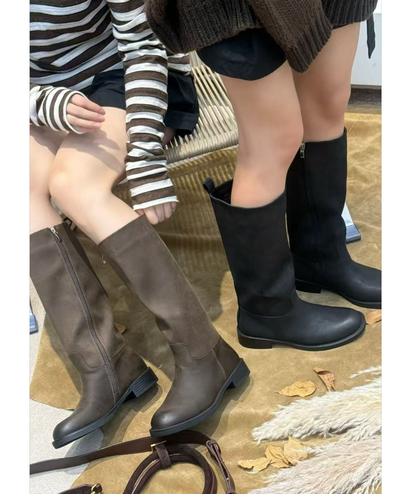 2026秋新瘦瘦弹力骑士长靴女