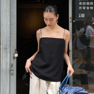 女抹胸吊带背心女夏外穿内搭度假风美背上衣 PURITY极简2025夏季