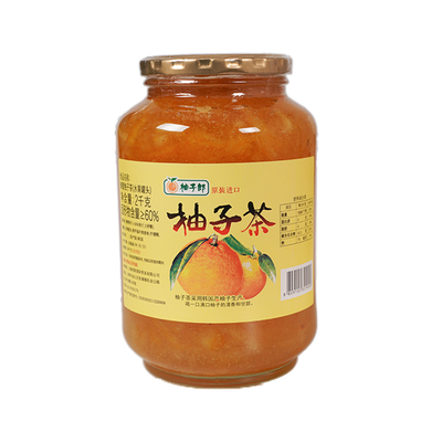 柚子郎蜂蜜柚子茶2kg 韩国原装进口好柚子 奶茶烘焙原料