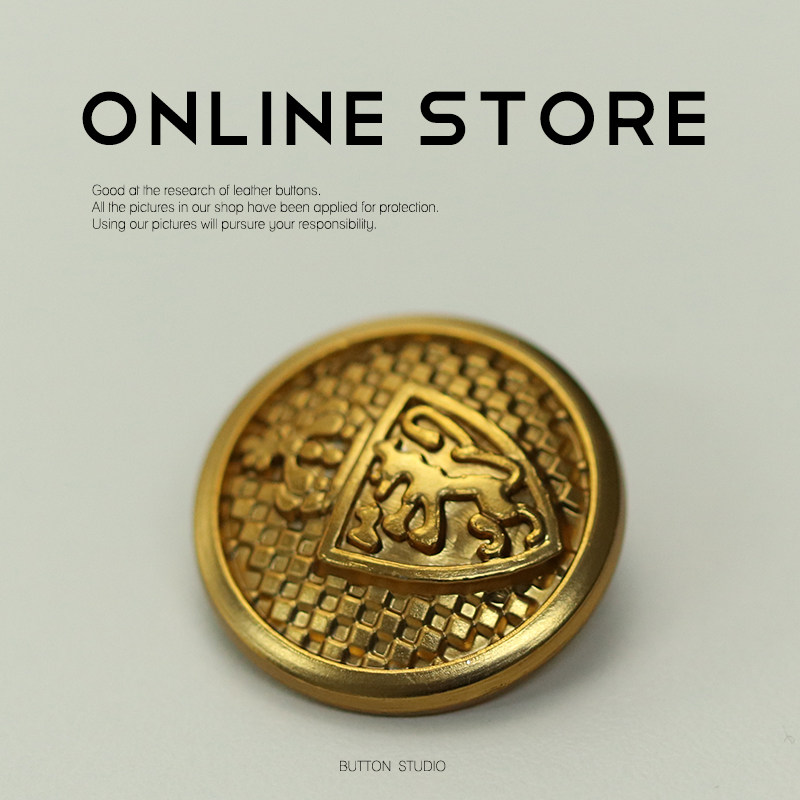 princessoc 小香复古风狮子盾牌金属纽扣粗花呢外套女装大衣扣子,居家布艺,纽扣,淘宝优惠券,粉丝福利购,淘宝优惠卷