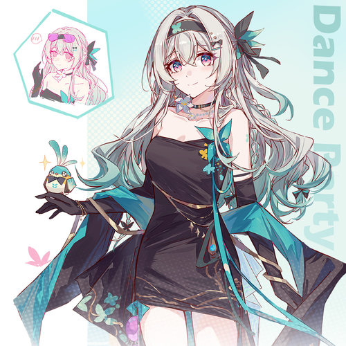 【鸦居老师】崩坏星穹铁道同人周边 银河舞会 流萤 星 色纸立牌