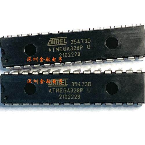 ATmega328P-PU 8位 AVR 32K闪存 微控制器 ATmega328P芯片 直插
