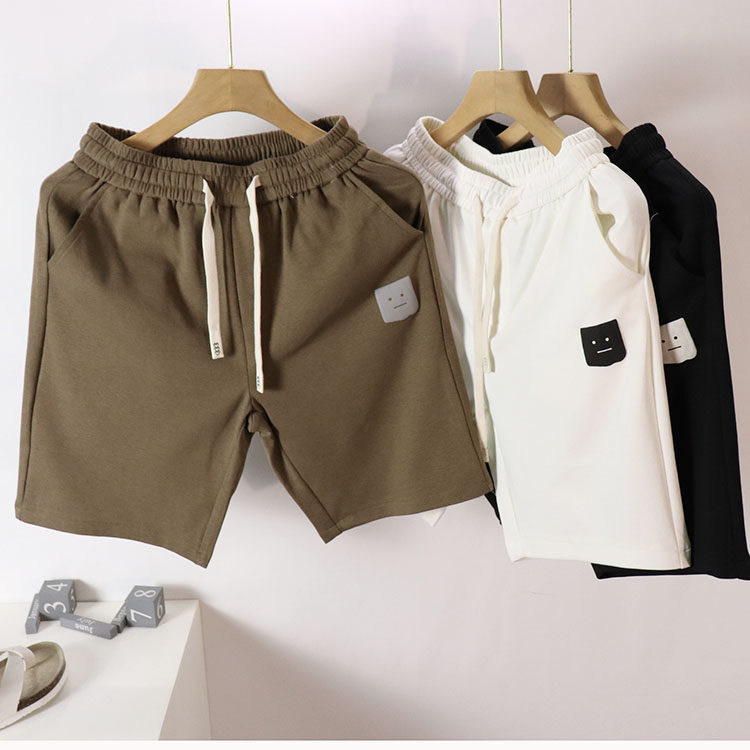 西式2026原版松紧五分中裤夏季新款男士宽松休闲短裤运动潮流新品