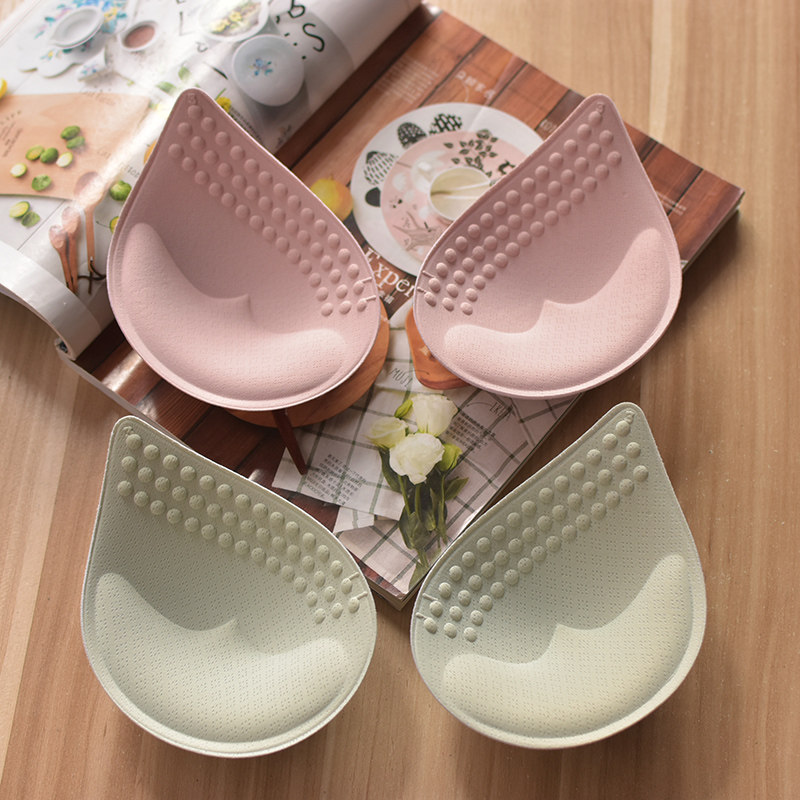 泰国天然乳胶胸垫插片分体水滴形