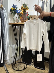 女童半高领加厚不加绒打底衫2026新款秋冬装儿童韩版长袖上衣童装