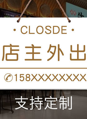 电话二维码定制欢迎光临网红门牌