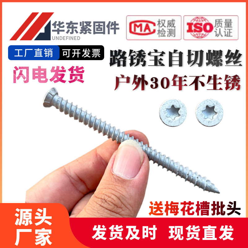 路锈宝水泥自切螺丝30年不生锈