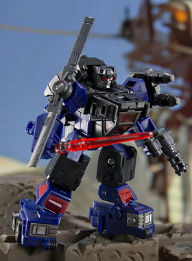 预定包邮 吴医生 DW-ES02B 二合一战士 夜巡版 陷井 极小变形玩具