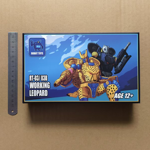 现货包邮 RT03/03B 黄豹 黑豹 再版 ROBOTtoys小比例机甲变形玩具