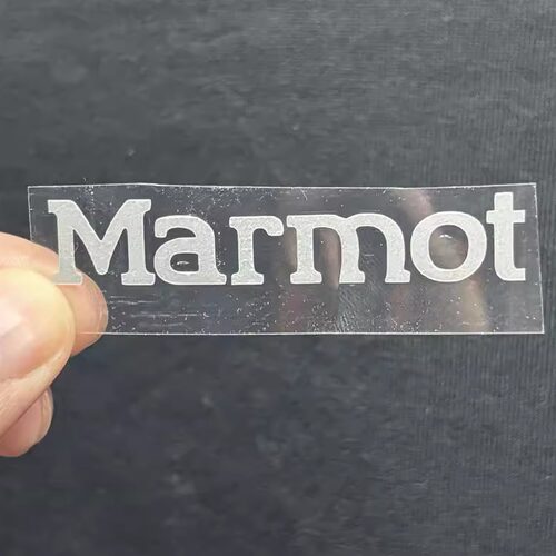 土拨鼠Marmto反光银烫画标贴衣服图案热转印印花胶反光银烫画定制