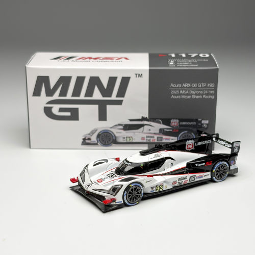 MINIGT 1:64 #1170本田讴歌Acura ARX-06 IMSA赛车 合金车模