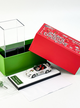 MicroTurbo MT 1:64 本田S2000 Spoon 2024款圣诞版合金汽车模型