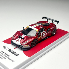 TW  tarmac 1:64 法拉利 488 GT3 澳门赛车 52号 合金汽车模型