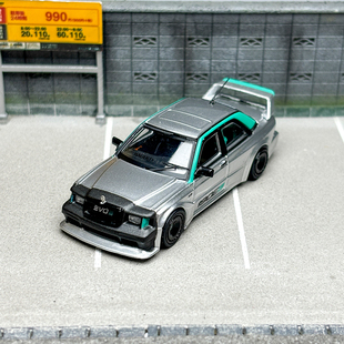 RM犀牛 1:64 奔驰 190E EVO II宽体改装 仿真合金汽车模型收藏