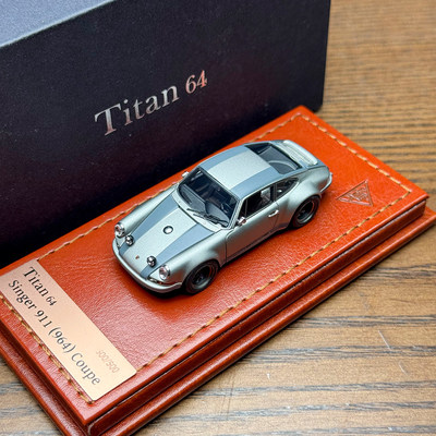 Make up 1:64 保时捷Singer 911 964Coupe 树脂汽车模型 收藏礼品