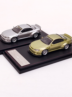SW 合金1:64房车跑车模型Pandem火箭兔S15适用于日产尼桑Silvia