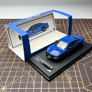 现货 Rollin 1：64 道奇 Charger 密歇根州州警 MSP 合金汽车模型