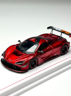 现货 CM MODEL 1:64 迈凯伦 720S GT3X 红色 合金汽车模型