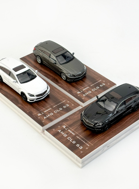 MJ 1:64 奔驰CLS63AMG C218轿车旅行 恶魔之眼 仿真合金汽车模型