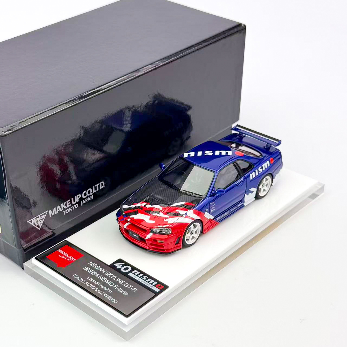 MAKEUP143日产尼桑R34树脂车模
