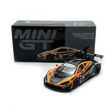MINIGT 1:64 #984 迈凯伦 720s GT3 Evo 戴通拿拉力 合金汽车模型