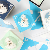 365天日历桌面摆件 3d立体纸雕便签本 亚琪 地球款