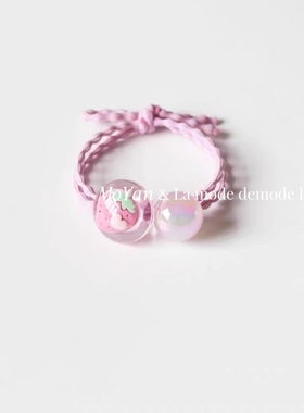 水果发圈头绳2025新款高端气质头饰发绳可爱皮筋女儿童发绳儿童