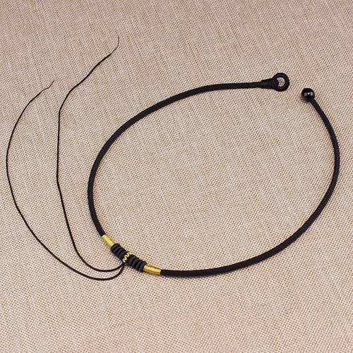 高档手工编织锁骨项链绳子不褪色