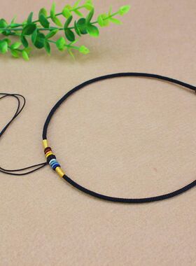 高档手工编织吊坠绳子玉佩diy