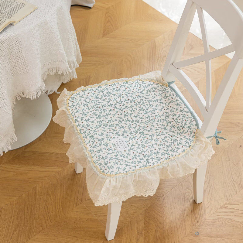 法式裙边餐椅垫薄款实木椅坐垫四季可用布艺简约纯色绑带椅子座垫,居家布艺,椅垫,淘宝优惠券,粉丝福利购,淘宝优惠卷