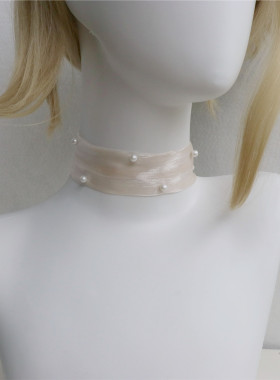 珠光温柔风颈圈颈链遮颈纹疤痕