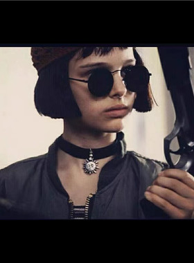 杀手同款玛蒂达同款短款项链女