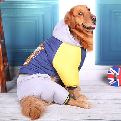 狗狗金毛拉布拉多大型犬防水棉衣