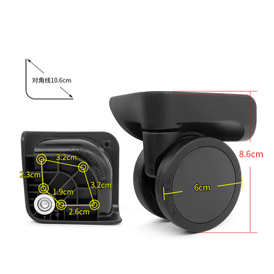 W393#皇冠CROWN行李箱轮子替换静音滑轮顺滑拉杆箱T77万向轮配件