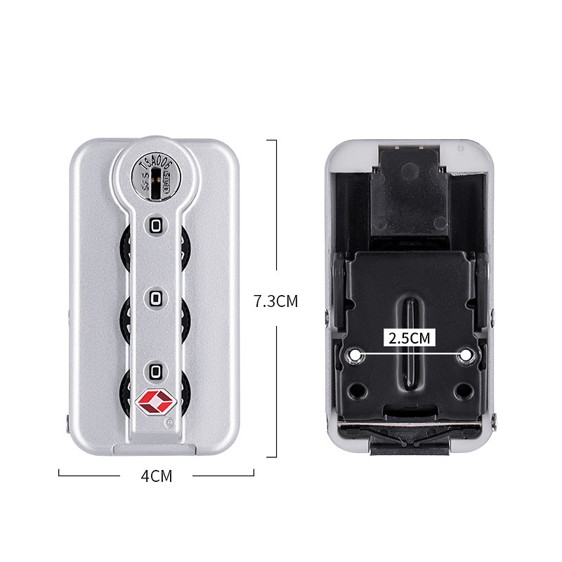 S125#行李箱锁配件tsa006锁扣适用日默瓦旅行箱锁密码箱扣锁替换