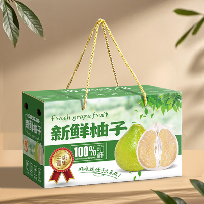 文旦柚礼盒包装盒2个装梅州白心红心蜜柚琯溪柚子礼品盒空盒纸箱