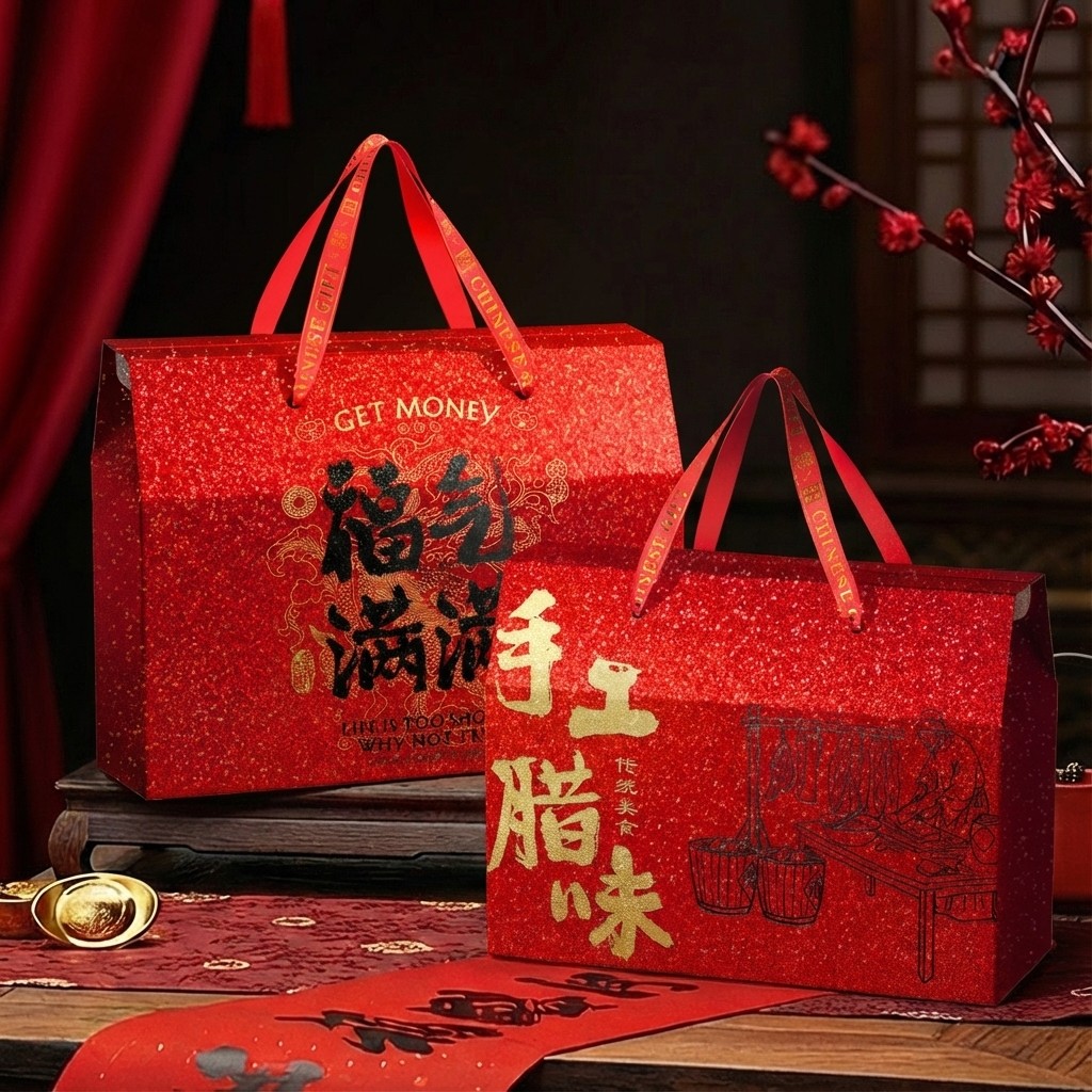 土特产礼盒空盒高档包装盒手提新年春节送礼坚干果礼品盒定制logo,包装,礼品盒,淘宝优惠券,粉丝福利购,淘宝优惠卷