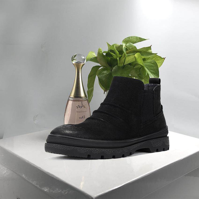 Hot Air Shoe Male 2019 winter new pattern man genuine leather fashion Casual boots Chelsea H94M9403in the Men's Shoes, Boots  category - from Buy2taobao.com to provide professional Taobao agent buy service