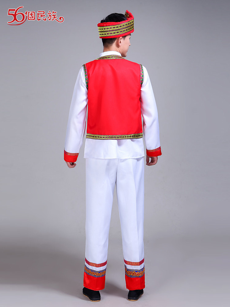 YI NATIONALITY CLOTHES YI MEN 2021 NEW GUANGXI ZHUANG PERFORMANCE COSTUMES MIAO TUJIA ETHNIC MINORITY DANCE COSTUMES